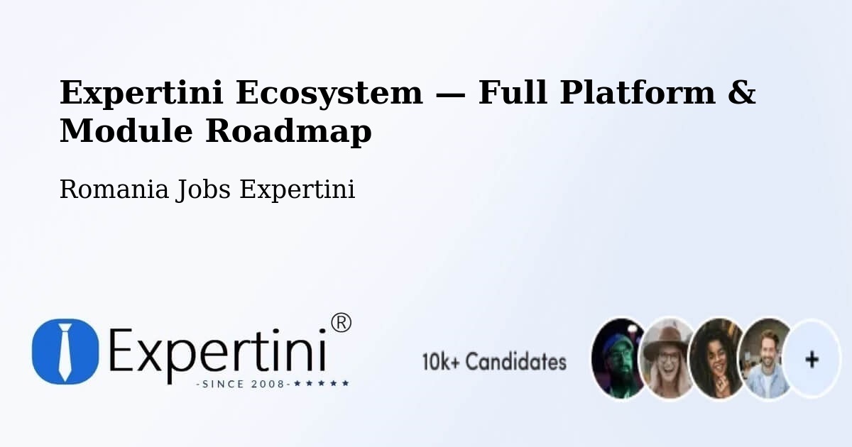 Expertini Ecosystem — Full Platform & Module Roadmap – Sculia
